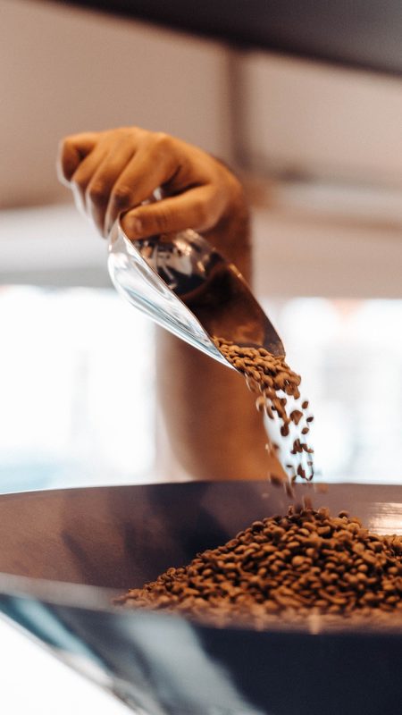 coffee beans, scooper, hand-5712780.jpg